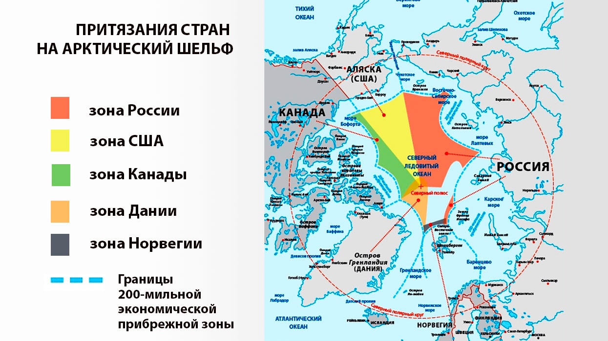 Границы Арктики На Карте